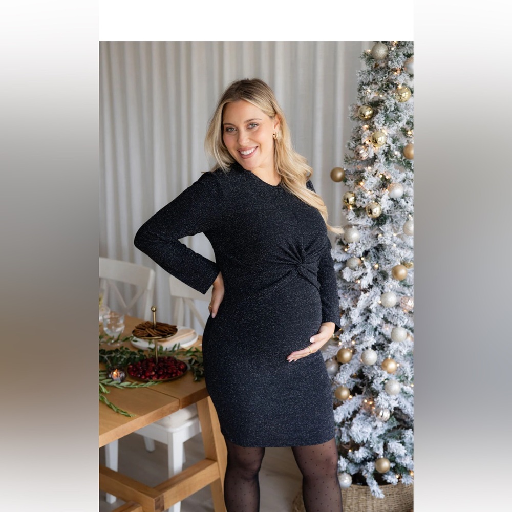 Rose maternity dress